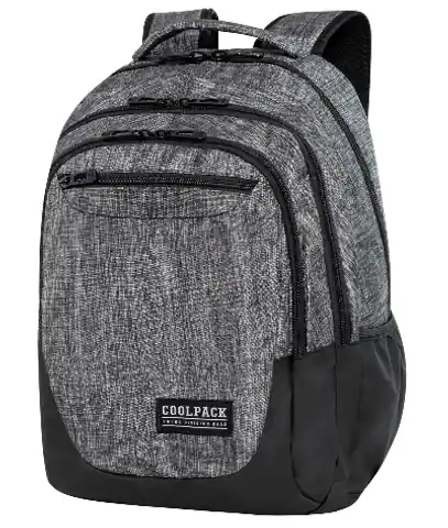 ⁨COOLPACK CP SOUL SNOW GREY BACKPACK 3 COMPARTMENTS⁩ at Wasserman.eu