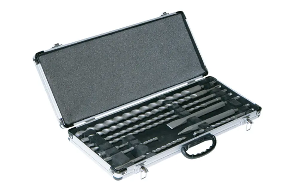 ⁨SET OF CHISELS AND DRILLS SDS-PLUS 10 PCS IN A CASE⁩ at Wasserman.eu