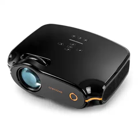 ⁨LED Projector Crenova XPE500 Black 1280x720⁩ at Wasserman.eu