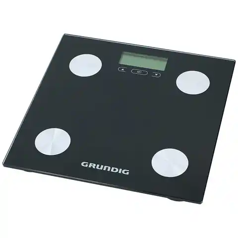 ⁨Grundig - elektroniczna waga łazienkowa, analiza masy ciała, BMI, do 180 kg⁩ w sklepie Wasserman.eu