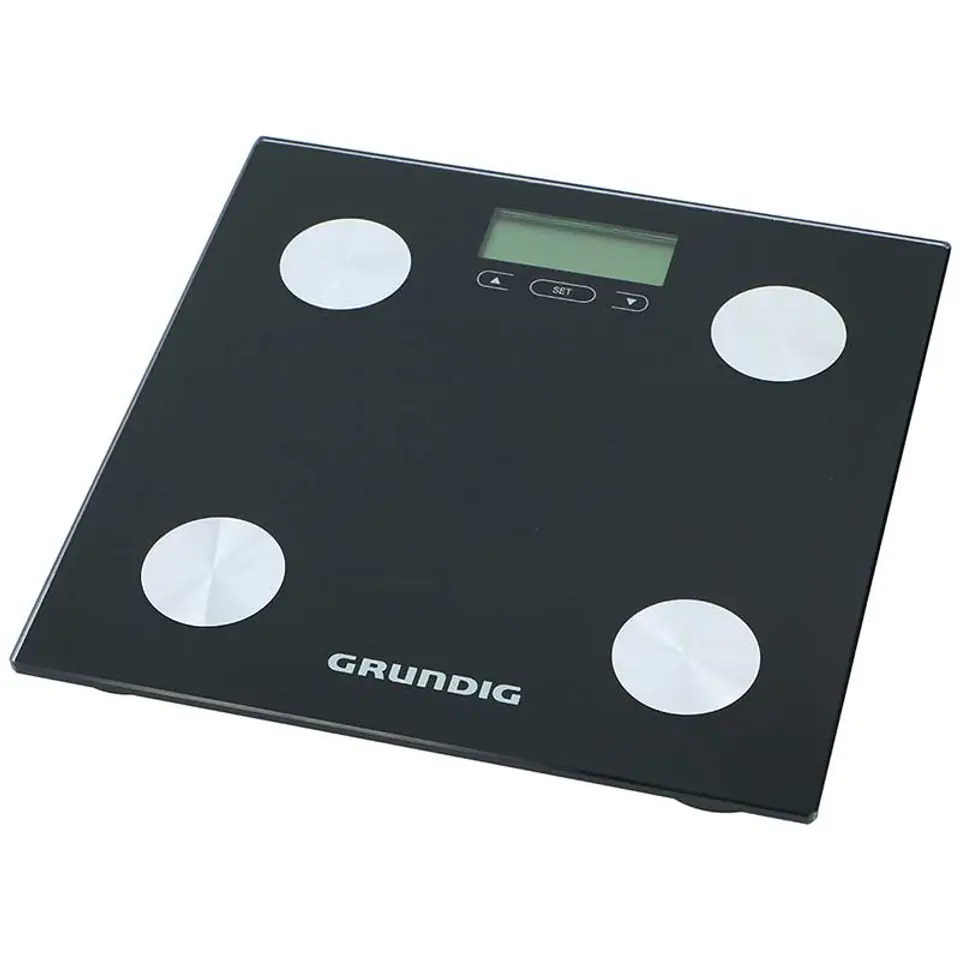 ⁨Grundig - electronic bathroom scale, weight analysis, BMI, up to 180 kg⁩ at Wasserman.eu