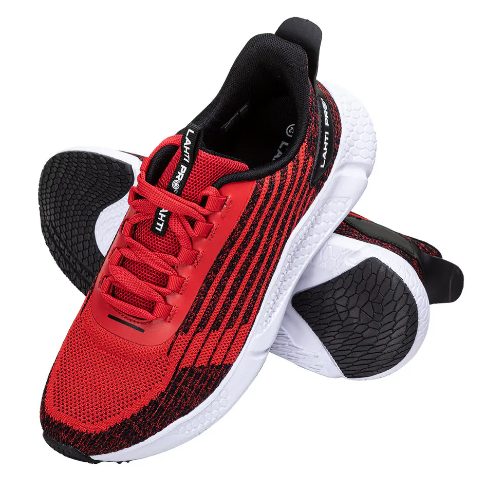 ⁨Knitted shoes 3d red-black, "40", lahti⁩ at Wasserman.eu