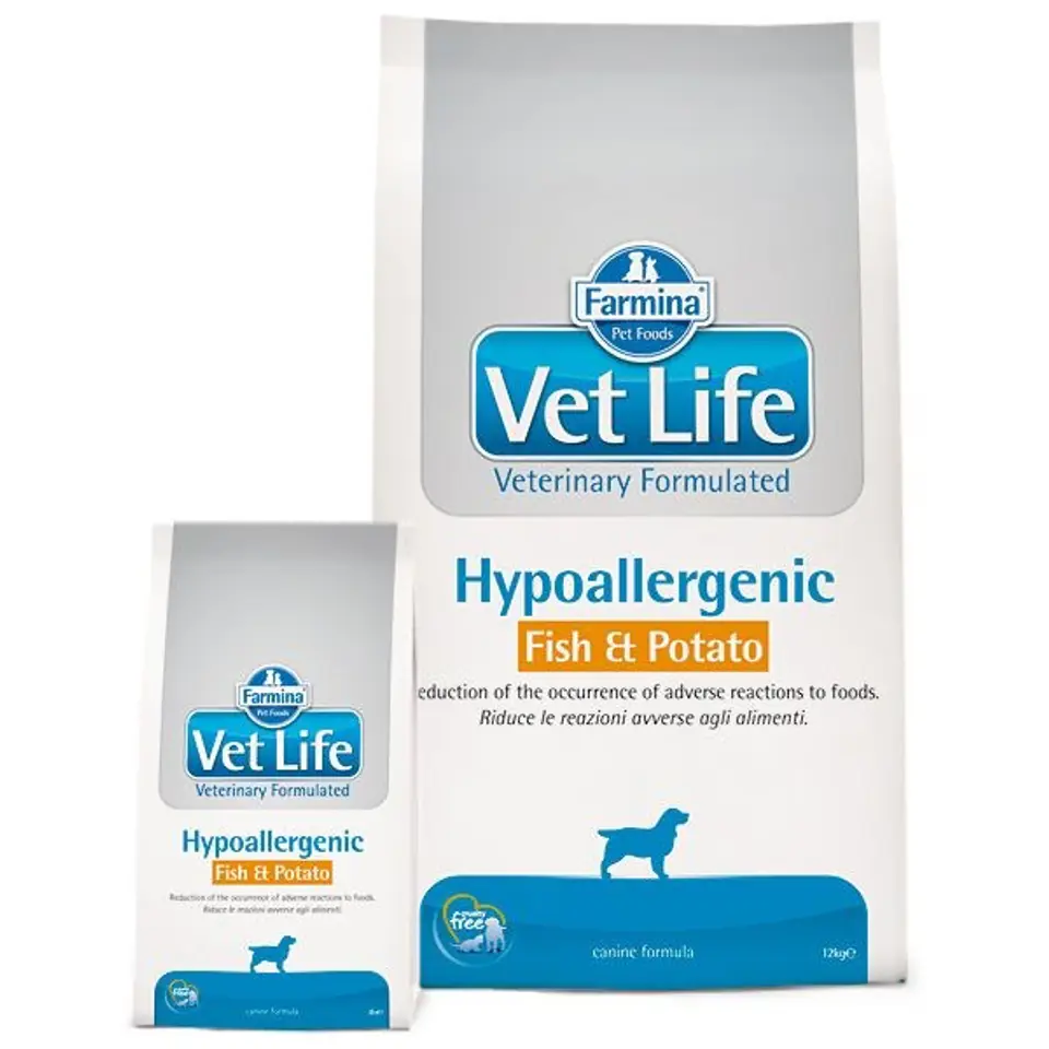 ⁨Farmina Vet Life Hypoallergenic Fish & Potato Dog  12kg⁩ at Wasserman.eu