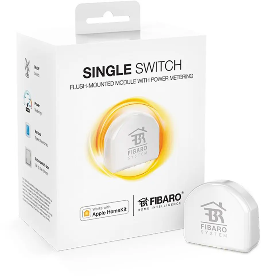 ⁨Fibaro FGBHS-213 smart home light controller Wireless White⁩ at Wasserman.eu