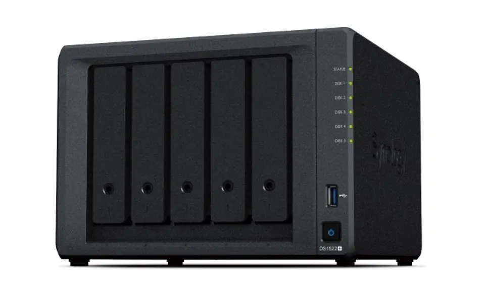 ⁨Synology DiskStation DS1522+ NAS/storage server Tower Ethernet LAN Black R1600⁩ at Wasserman.eu