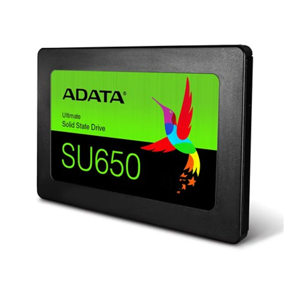 ⁨ADATA Ultimate SU650 3D NAND SSD 960 GB, SSD form factor 2.5?, SSD interface SATA, Write speed 450 MB/s, Read speed 520 MB/s⁩ w sklepie Wasserman.eu