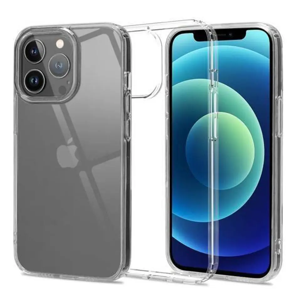 ⁨Etui IPHONE 12 / 12 PRO Tech-Protect Flexair Hybrid transparentne⁩ w sklepie Wasserman.eu