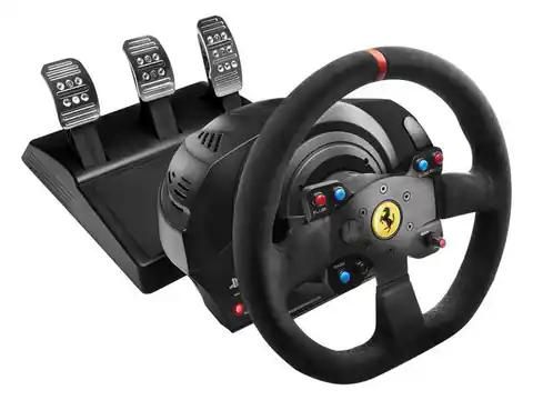⁨Steering wheel Ferrari T300 Alcantara PS3 PS4 PC⁩ at Wasserman.eu