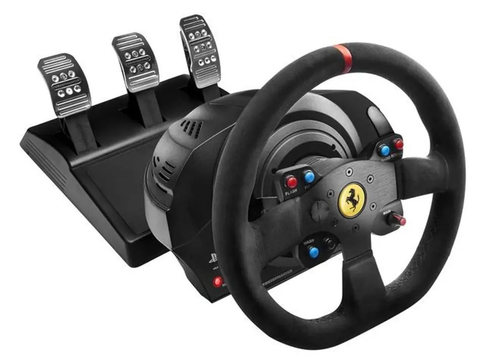 ⁨Kierownica Ferrari T300 Alcantara PS3 PS4 PC⁩ w sklepie Wasserman.eu