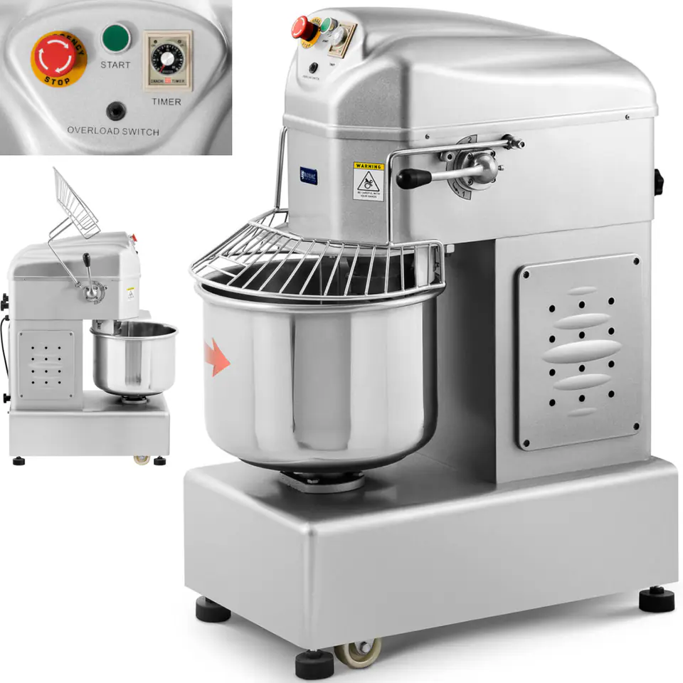 ⁨Mixer spiral mixer for dough with fixed bowl 30 l 2100 W⁩ at Wasserman.eu