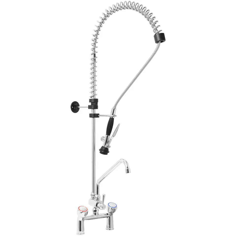 Bateria gastronomiczna kuchenna umywalkowa z prysznicem kranem 100 cm w sklepie Wasserman.eu