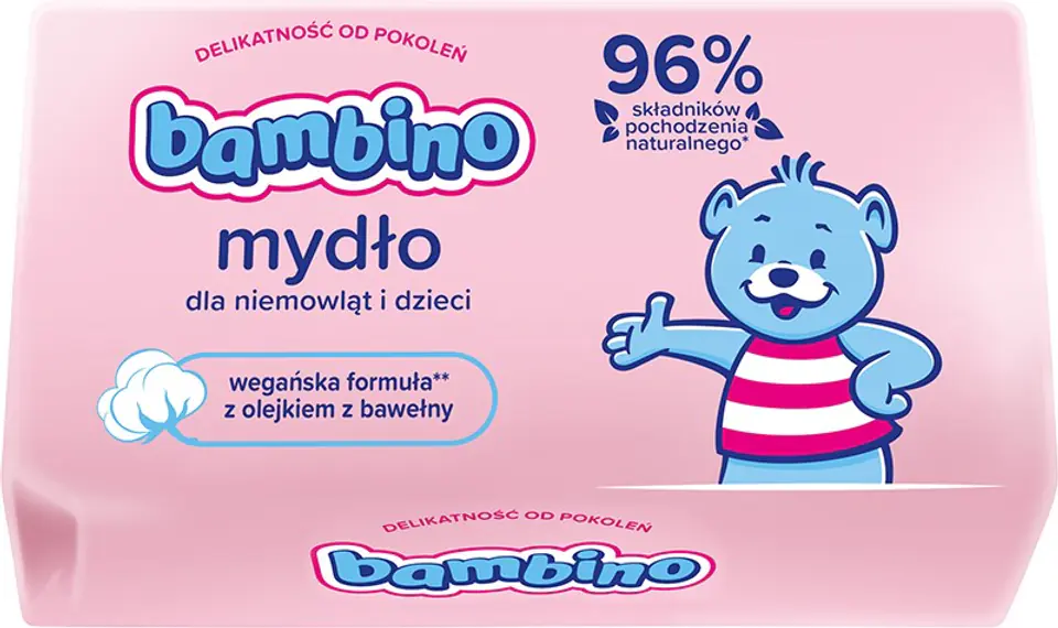 ⁨Bambino Bar Soap for Children and Babies 90 g⁩ at Wasserman.eu