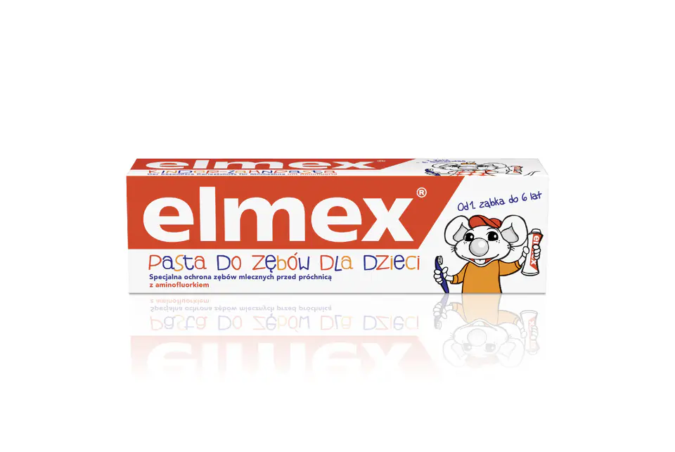 ⁨Elmex Pasta do zębów Dla Dzieci 0 do 6 lat 50ml⁩ w sklepie Wasserman.eu