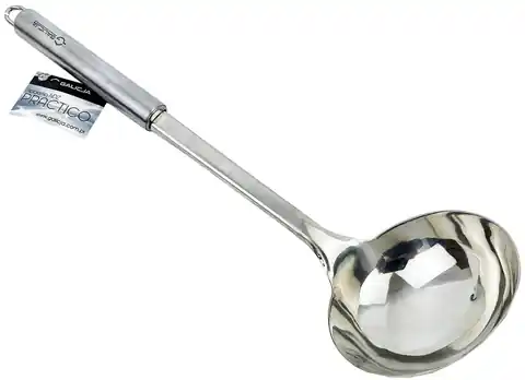 ⁨Soup ladle scoop Practico stainless steel⁩ at Wasserman.eu