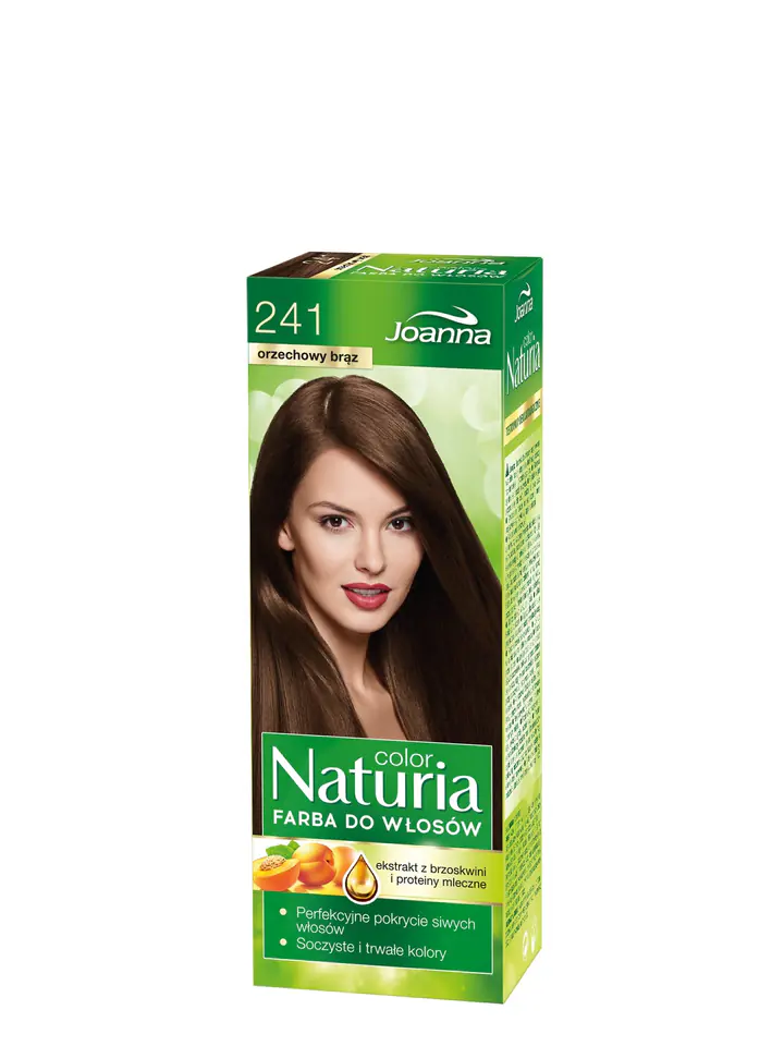 ⁨Joanna Naturia Color Farba do włosów nr 241-orzechowy brąz 150g⁩ w sklepie Wasserman.eu