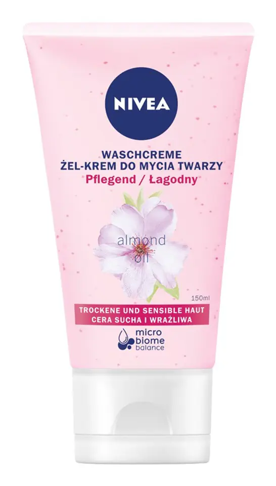 ⁨Nivea Żel-krem do mycia twarzy do cery suchej i wrażliwej 150ml⁩ w sklepie Wasserman.eu