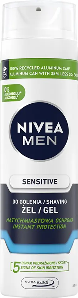⁨Nivea MEN Shaving Gel Soothing⁩ at Wasserman.eu
