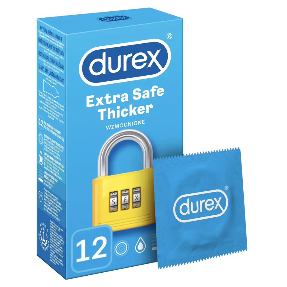 ⁨Durex Prezerwatywy Extra Safe 12 szt⁩ w sklepie Wasserman.eu