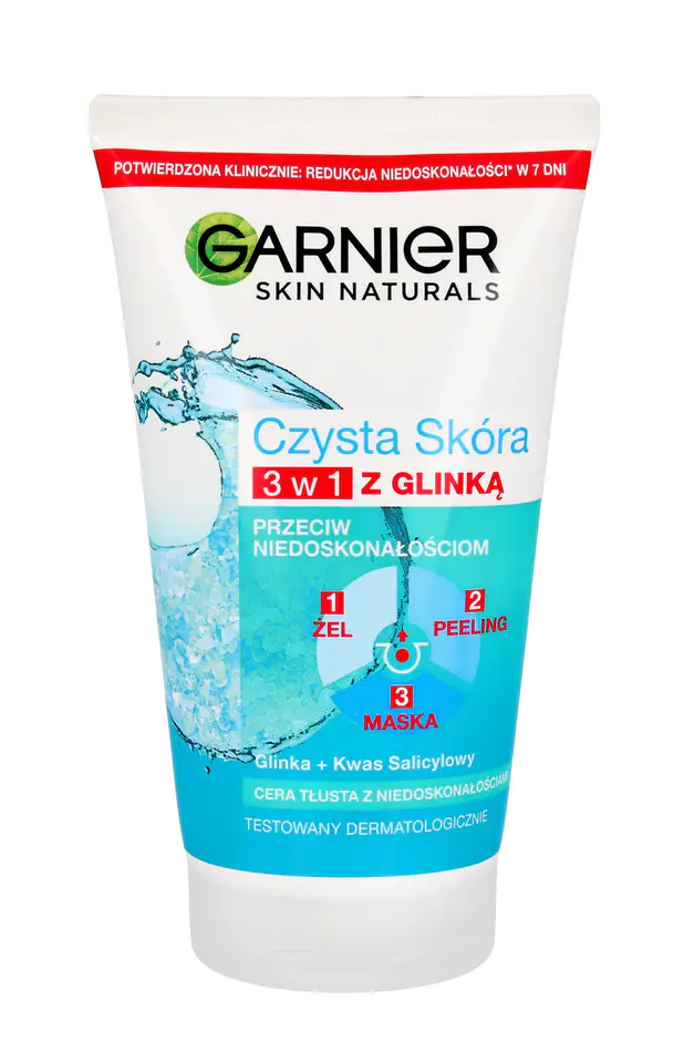 ⁨Garnier Skin Naturals Pure Skin Face Gel 3in1 150ml⁩ at Wasserman.eu