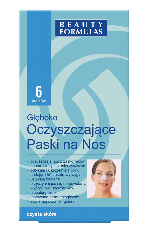⁨Beauty Formulas Skin Care Głęboko oczyszczające paski na nos⁩ w sklepie Wasserman.eu