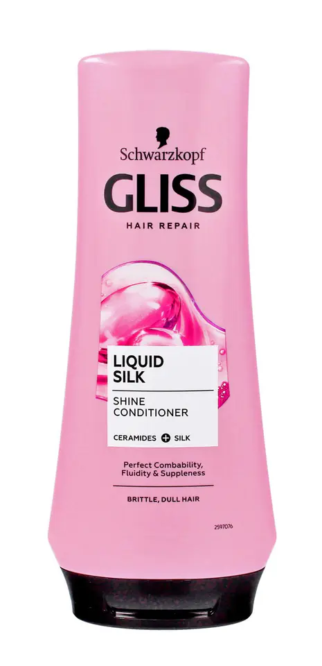 ⁨Schwarzkopf Gliss Kur Liquid Silk Odżywka do włosów matowych.łamliwych  200ml⁩ w sklepie Wasserman.eu