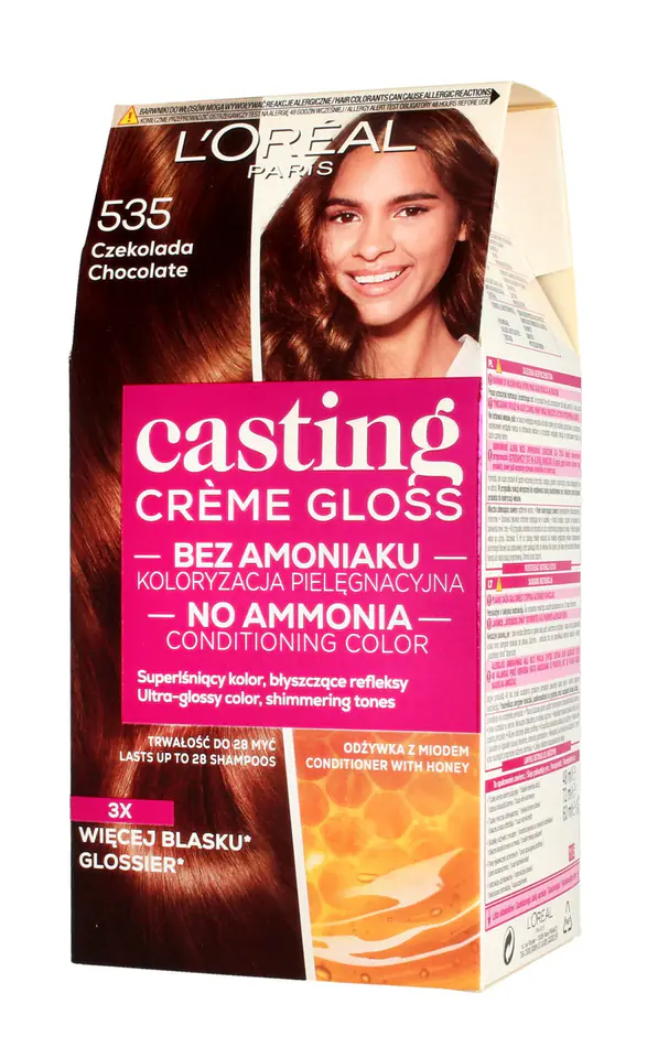 ⁨Casting Creme Gloss Krem koloryzujący nr 535 Czekolada 1op.⁩ w sklepie Wasserman.eu