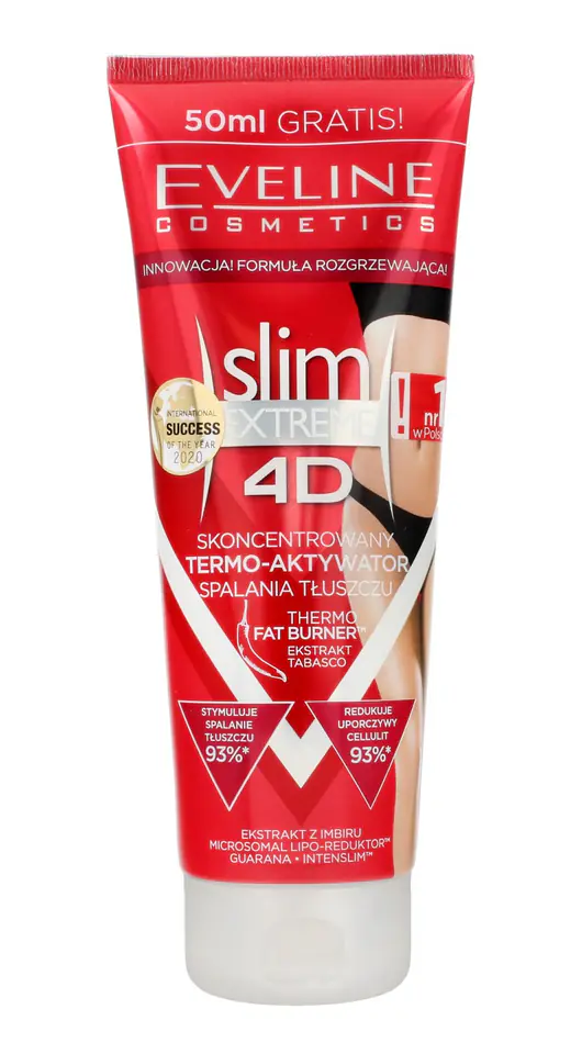 ⁨Eveline 3D slim EXTREME Termoaktywne Serum Wyszczuplające Antycellulit⁩ w sklepie Wasserman.eu