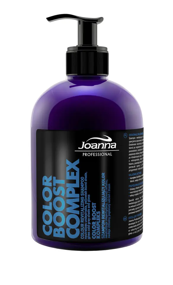 ⁨Joanna Professional Color Boost Complex Szampon Rewitalizujący Kolor 500ml⁩ w sklepie Wasserman.eu