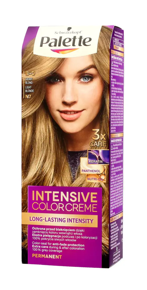 ⁨Palette Intensive Color Creme Krem koloryzujący nr N7-jasny blond 1op.⁩ w sklepie Wasserman.eu