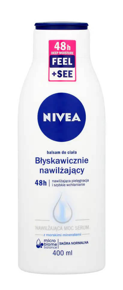 ⁨Nivea Body Balsam do ciała Express Hydration błyskawicznie nawilżający 400ml⁩ w sklepie Wasserman.eu