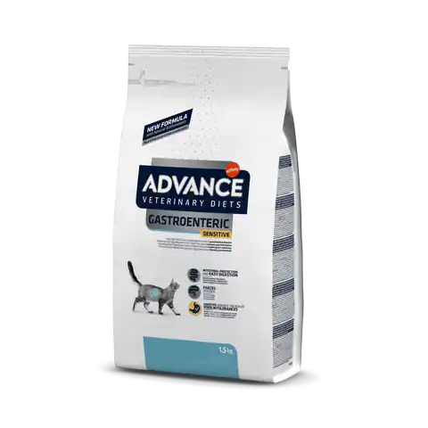 ⁨ADVANCE DIET Gastroenteric Sensitive - Trockenfutter für Katzen mit Nahrungsempfindlichkeit 1,5kg [921503]⁩ im Wasserman.eu