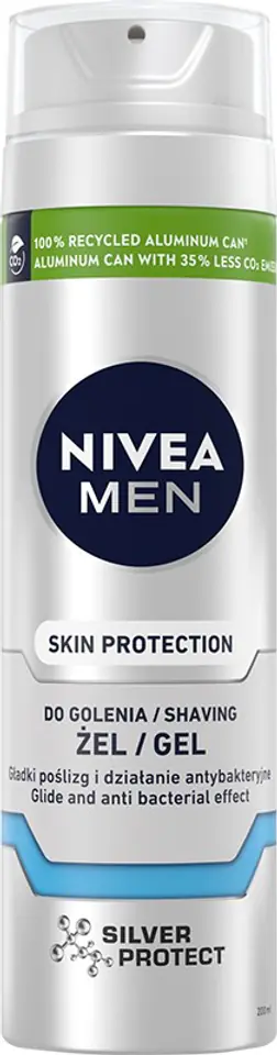 ⁨Nivea MEN Shaving gel SILVER⁩ at Wasserman.eu