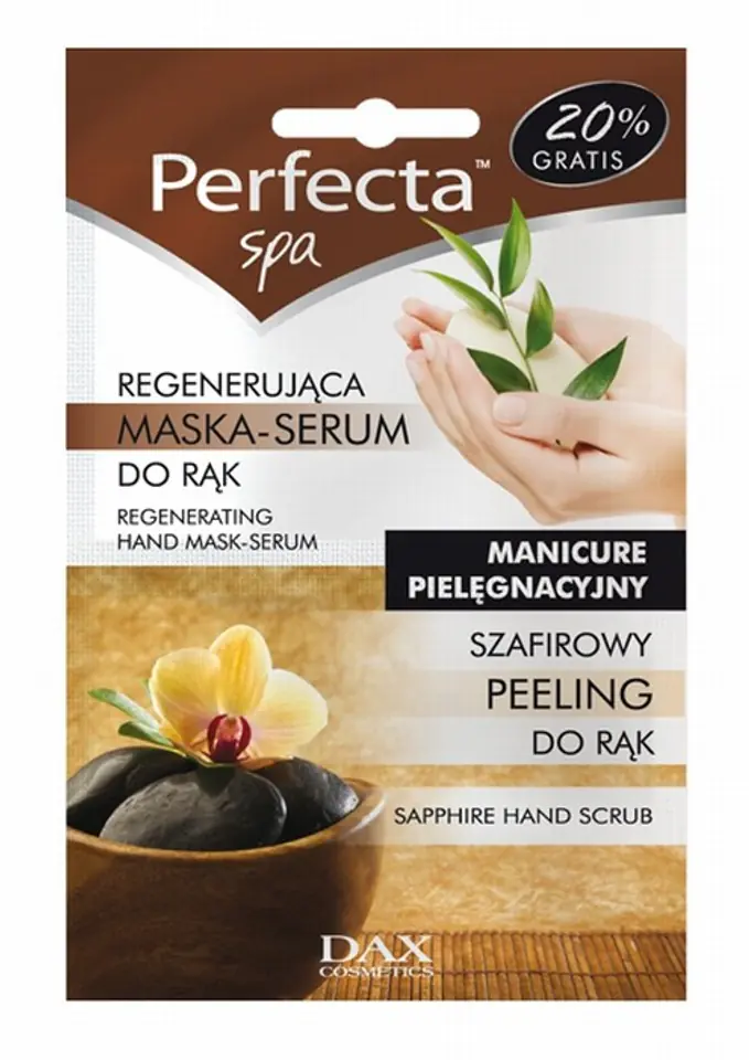 ⁨Dax Cosmetics Perfecta Spa Manicure duosaszetka⁩ w sklepie Wasserman.eu