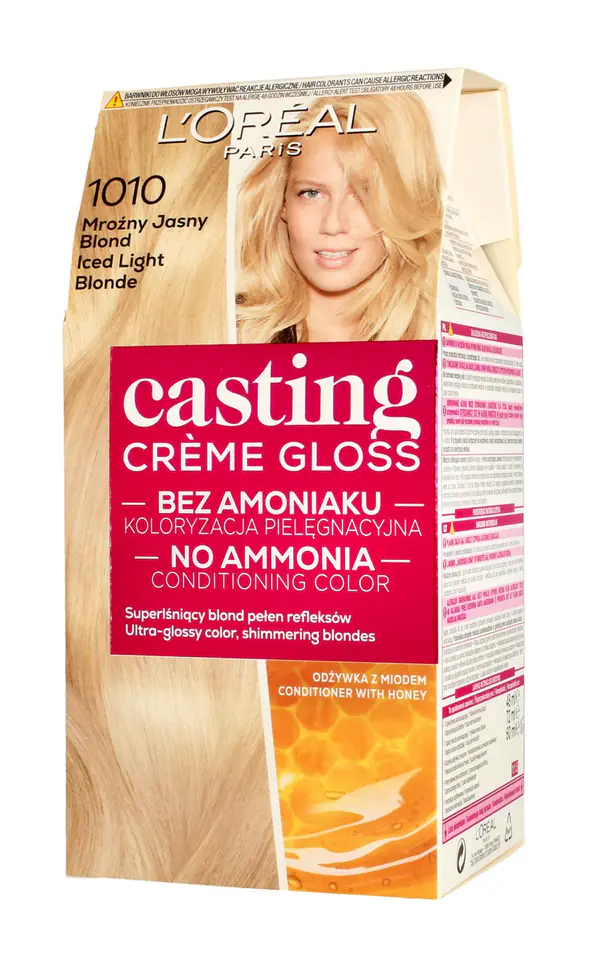 ⁨Casting Creme Gloss Krem koloryzujący nr 1010 Lodowy Blond 1op.⁩ w sklepie Wasserman.eu