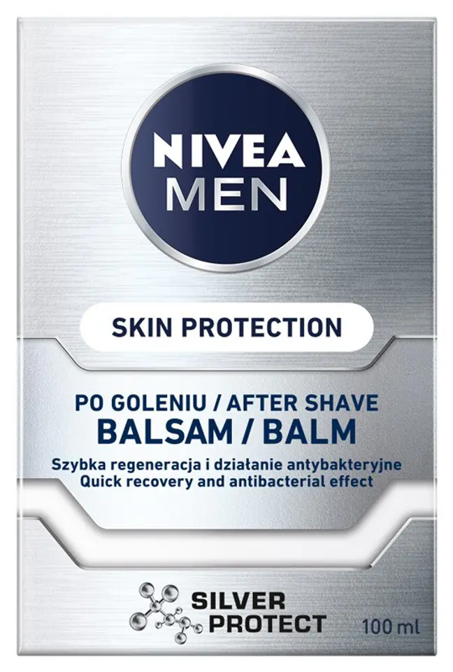⁨Nivea Men Regenerating After Shave Balm SILVER PROTECT 100ml⁩ at Wasserman.eu