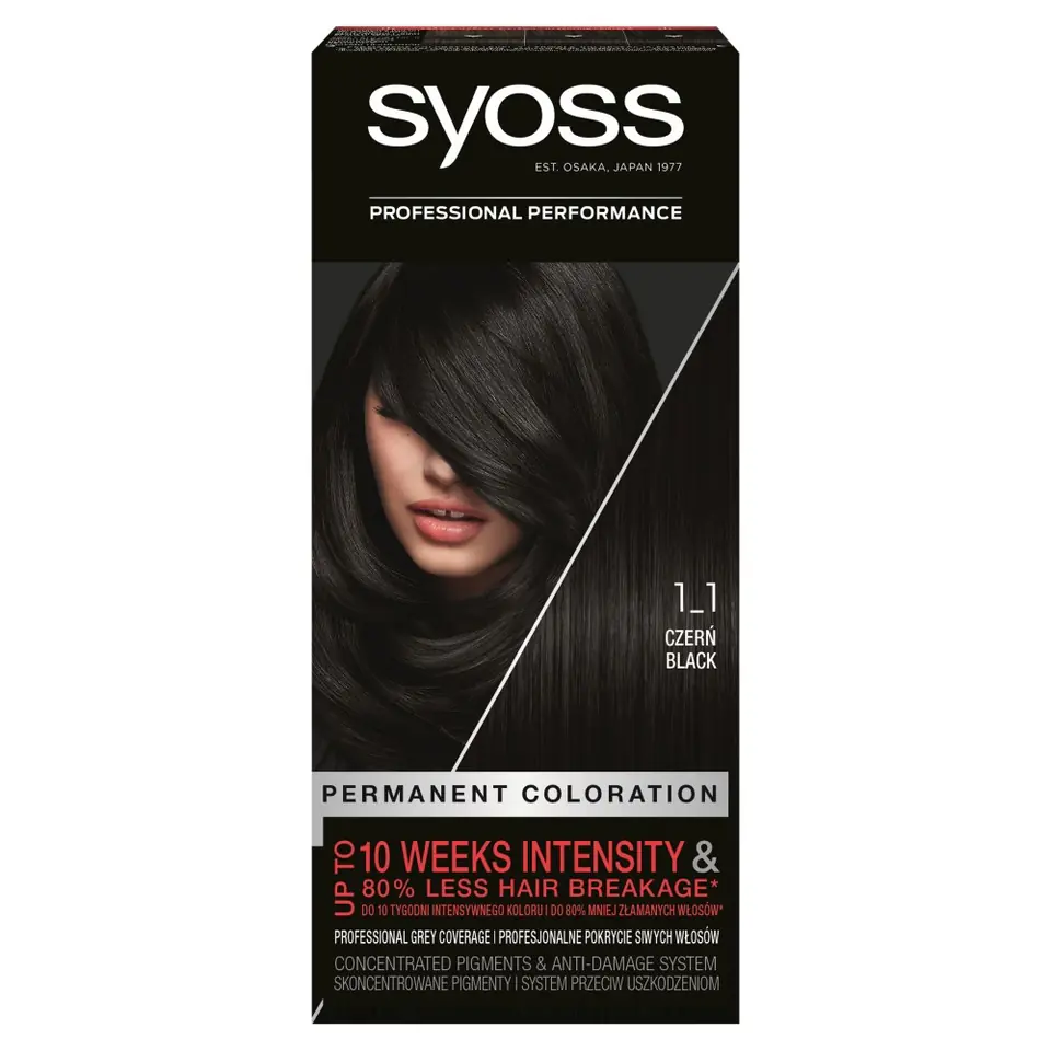 ⁨Schwarzkopf Syoss Hair dye Black No. 1-1 1op.⁩ at Wasserman.eu