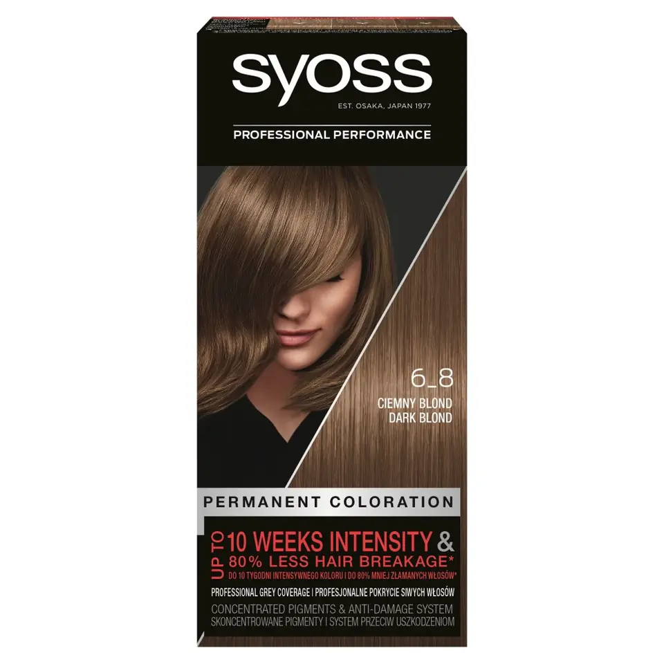 ⁨Schwarzkopf Syoss Hair Dye Dark Blond No. 6-8 1op.⁩ at Wasserman.eu