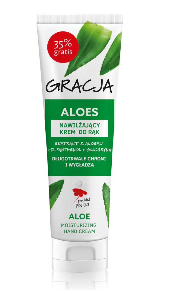 ⁨Gracja Krem nawilżający do rąk Aloes 100ml⁩ w sklepie Wasserman.eu