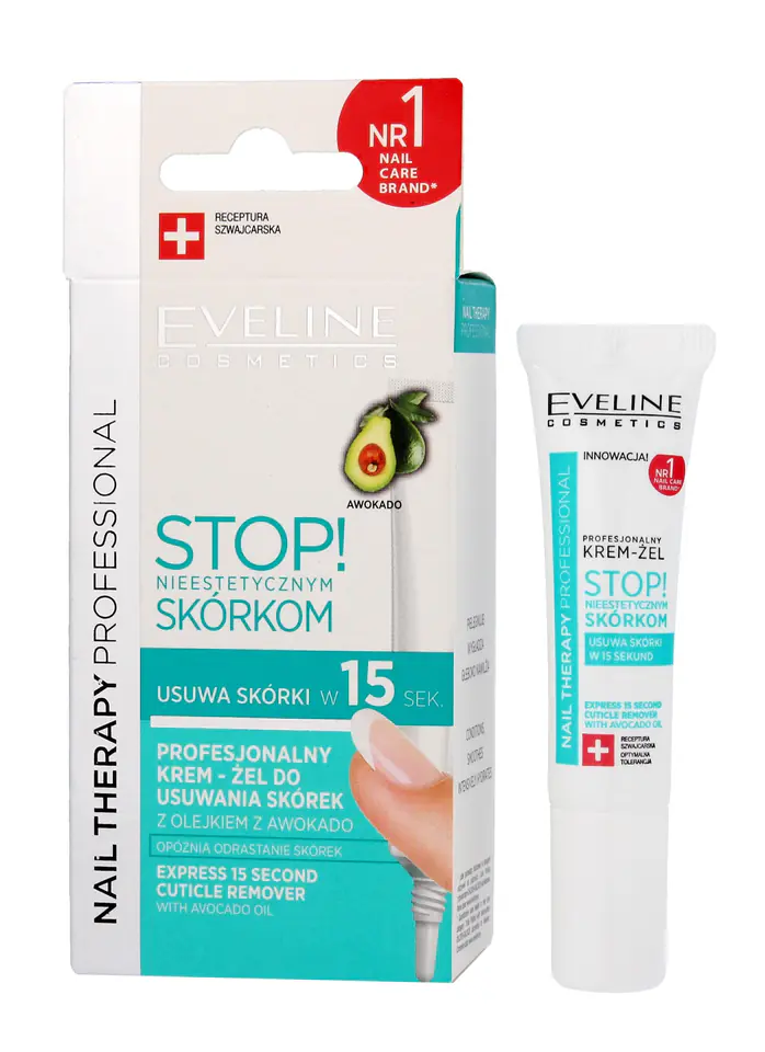 ⁨Eveline Nail Therapy Lakier odżywka do skórek 12ml⁩ w sklepie Wasserman.eu