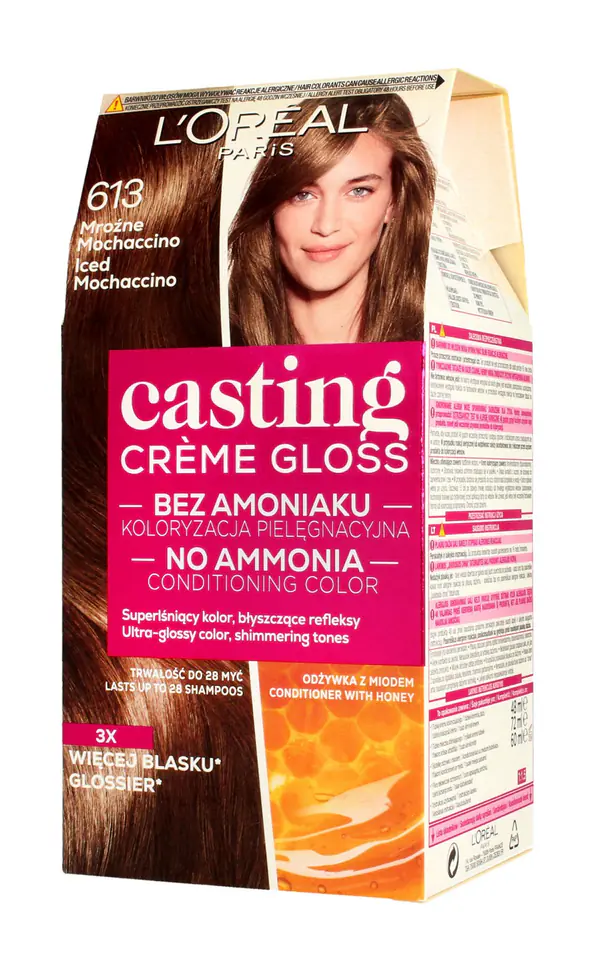 ⁨Casting Creme Gloss Krem koloryzujący nr 613 Mroźne Mochaccino 1op.⁩ w sklepie Wasserman.eu