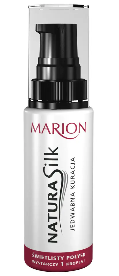 ⁨Marion Natura Silk Jedwabna kuracja do włosów 50ml⁩ w sklepie Wasserman.eu