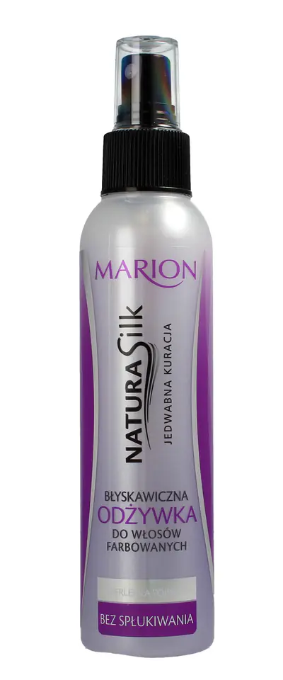 ⁨Marion Natura Silk Błyskawiczna Odżywka do włosów farbowanych 150ml⁩ w sklepie Wasserman.eu