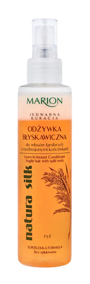 ⁨Marion Natura Silk Błyskawiczna odżywka do włosów łamliwych 150ml⁩ w sklepie Wasserman.eu