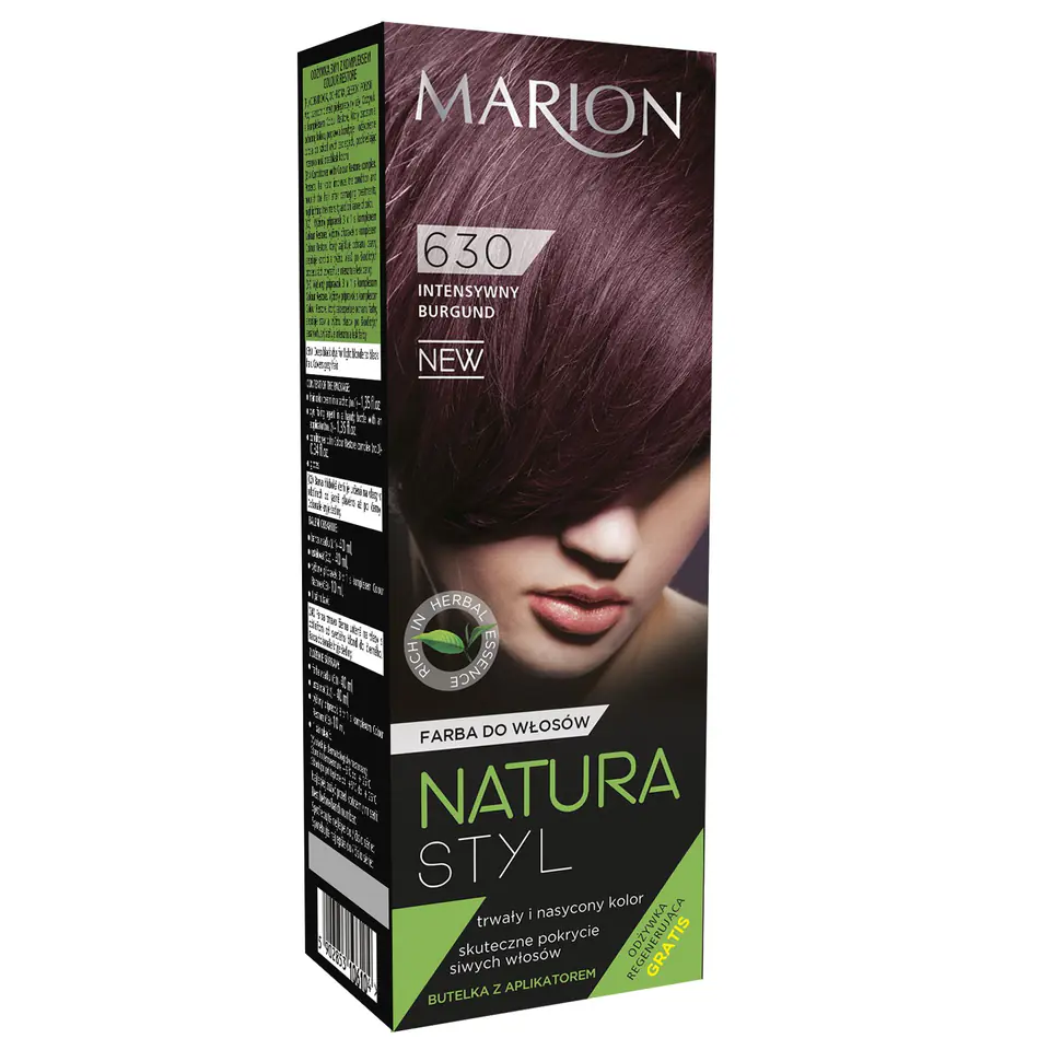 ⁨Marion Hair Dye Natura Style No. 630 intense burgundy⁩ at Wasserman.eu