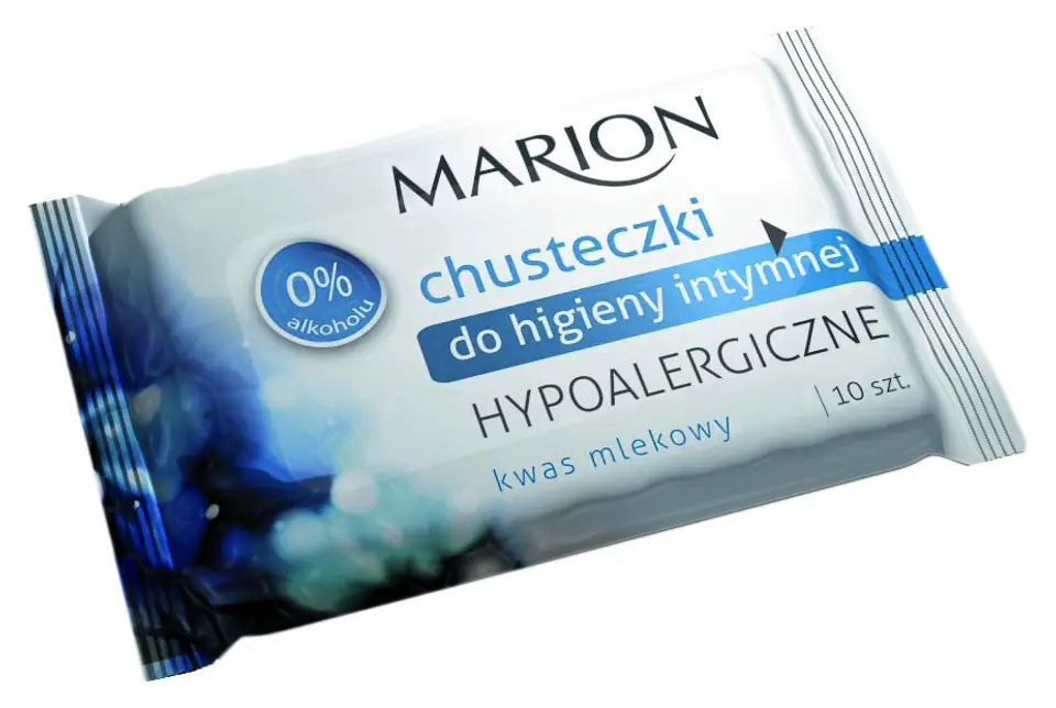 ⁨MARION Chusteczki do higieny intymnej hypoalergiczne 10 szt⁩ w sklepie Wasserman.eu