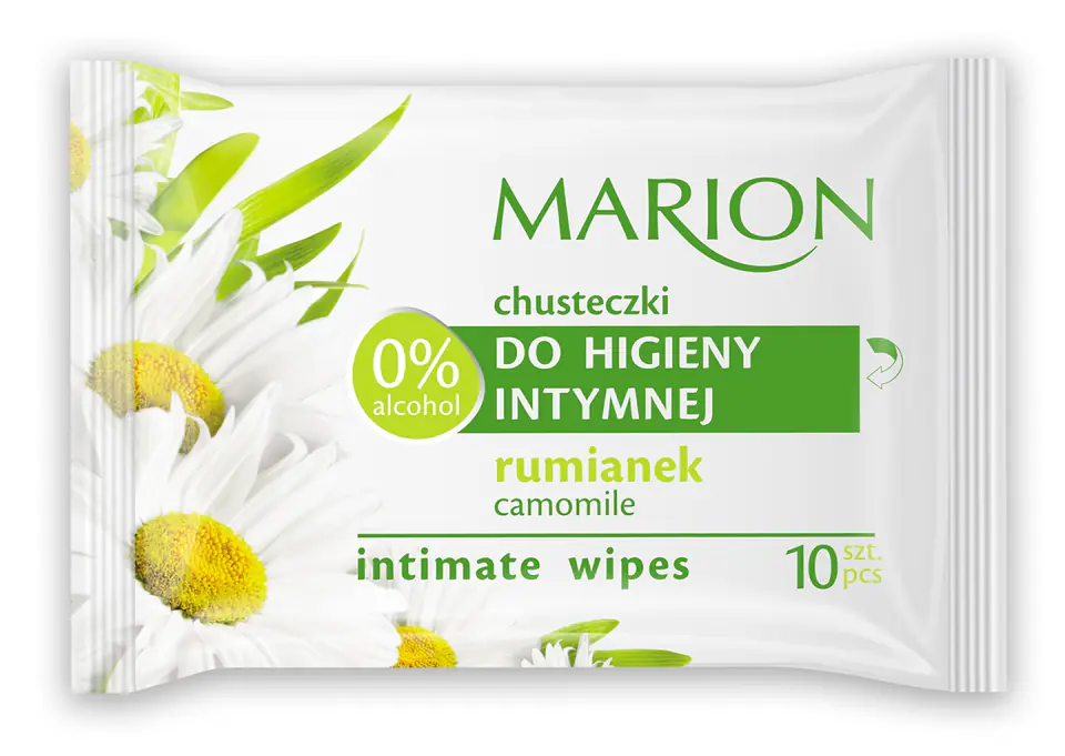 ⁨Marion Intimate Hygiene Wipes with Chamomile 1op-10pcs⁩ at Wasserman.eu