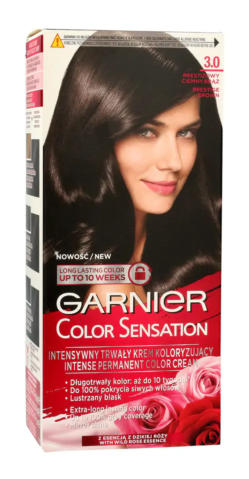 ⁨Garnier Color Sensation Color cream 3.0 Prestig Brown- Prestigious dark brown⁩ at Wasserman.eu