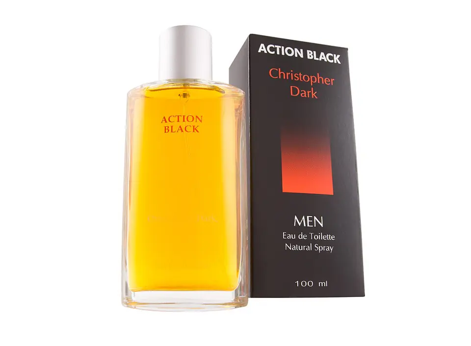 ⁨Christopher Dark Men Action Black Woda toaletowa  100ml⁩ w sklepie Wasserman.eu