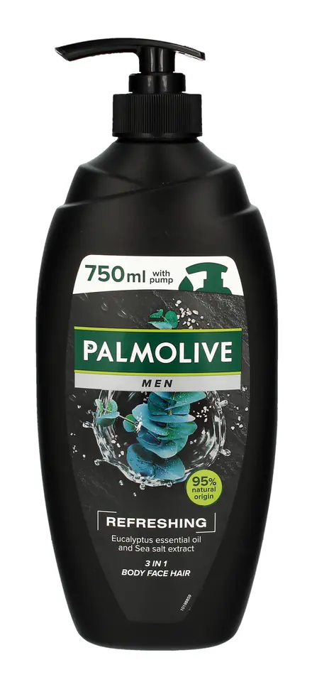 ⁨Palmolive Shower Gel Men Refreshing 750ml⁩ at Wasserman.eu