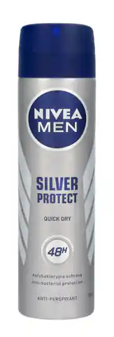 ⁨Nivea Dezodorant SILVER PROTECT DYNAMIC POWER spray męski  150ml⁩ w sklepie Wasserman.eu